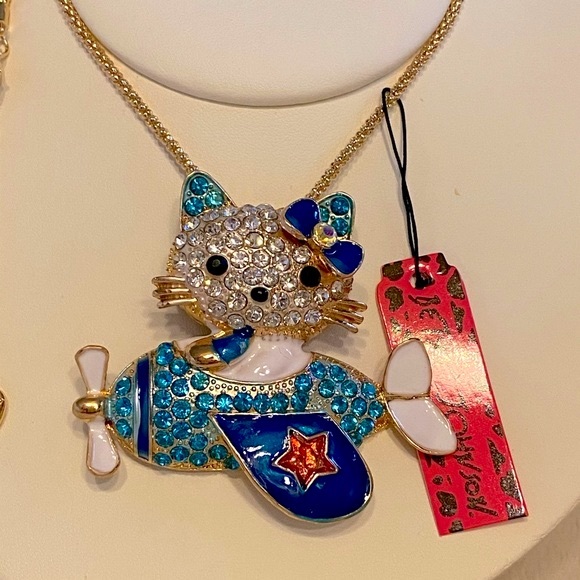 NWT BETSEY JOHNSON Kitty Airplane Pilot 😻 - Picture 9 of 10